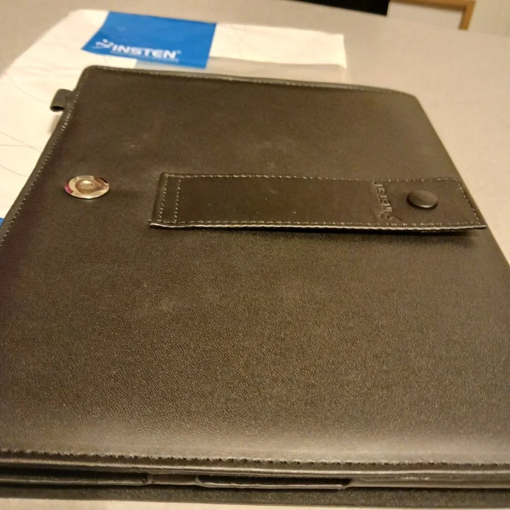 NWT Insten Leather Case Compatible With Apple iPad, Black
